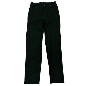 Lauren Jeans Co. Ralph Lauren Green Straight Leg Denim Jeans Sz 6 Stretch